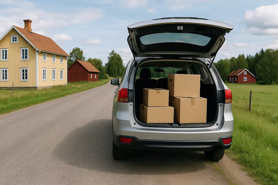 Flytta från stad till landsbygd – vad du bör tänka på med transport och flytthjälp